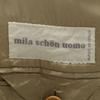 mila schon uomo Check Pattern tailored jacket 52 Yellowish green Men's Used