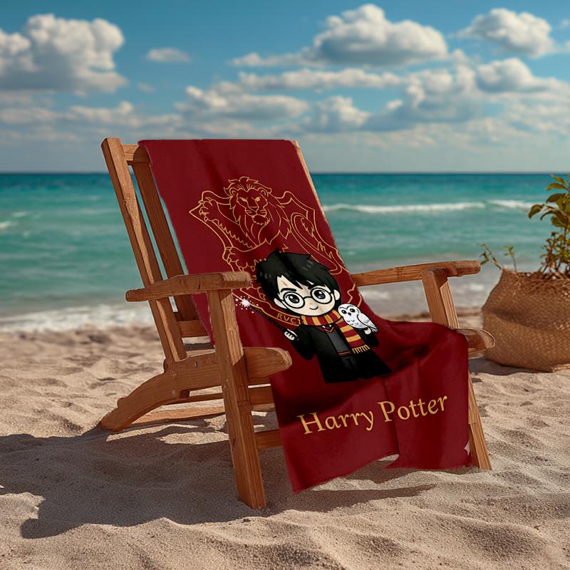 Ultra-Soft Beach Towel with Harry Theme,Ideal for Pool - Camping, Diving - Perfect Travel Essential, Vibrant Beach Towel.
