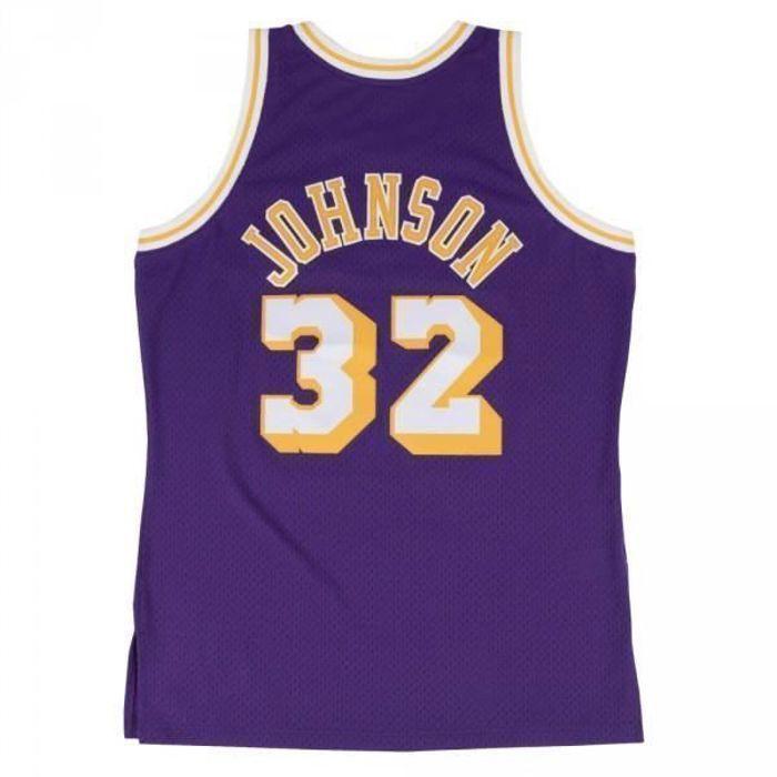 NBA Jersey - Mitchell & Ness - Magic Johnson - Violet - Size M (L French) - Sleeveless