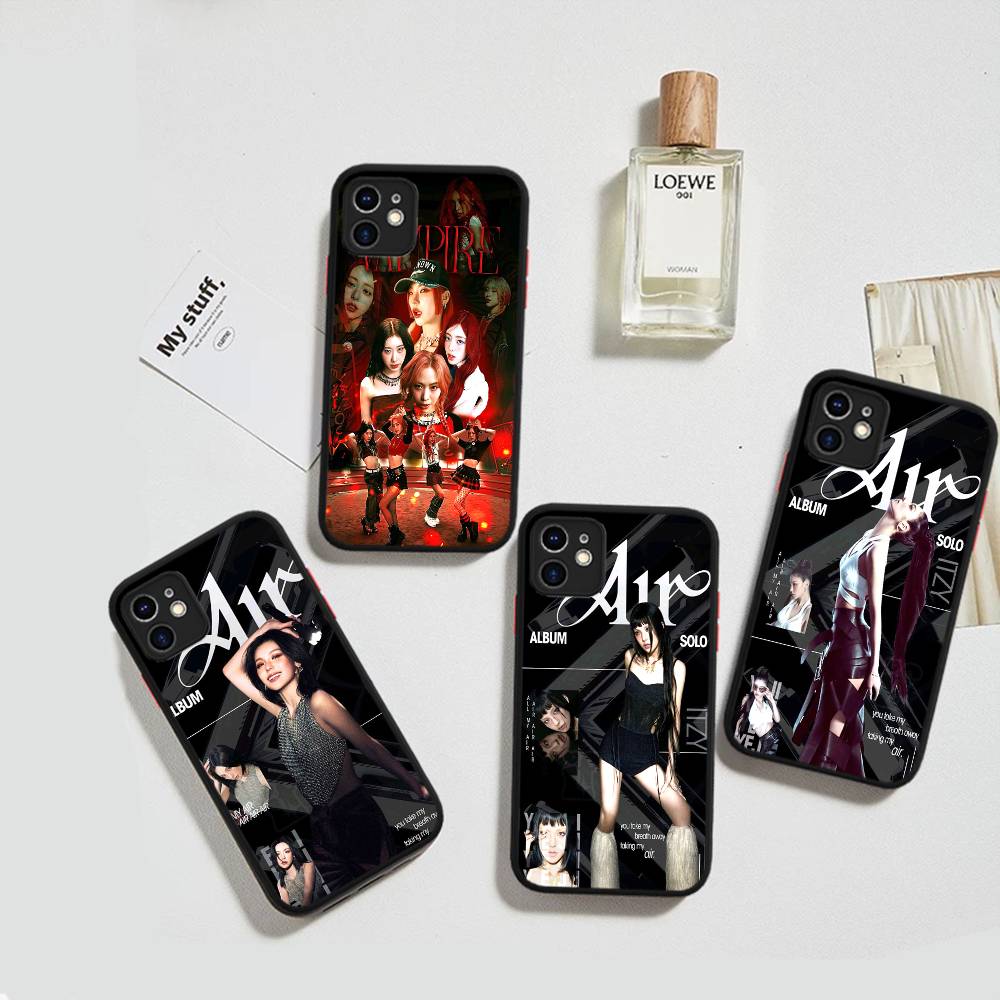 Singer Idol I-ITZY Silicone Case For IPhone 16 15 14 13 12 11 Pro Max Plus X XS MAX Shockproof Matte Cover
