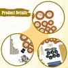 Alto Sax Repair Kit Maintenance Parts Sound Hole Pad Saxophone Tools for