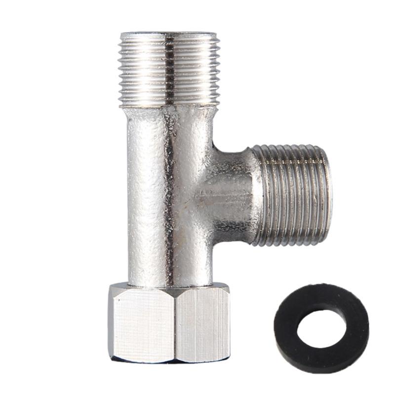 Durability T Adapter Steel Connectors Water Splitter Features Multiple Welded Threaded Flanges For Liquid Gas Converter