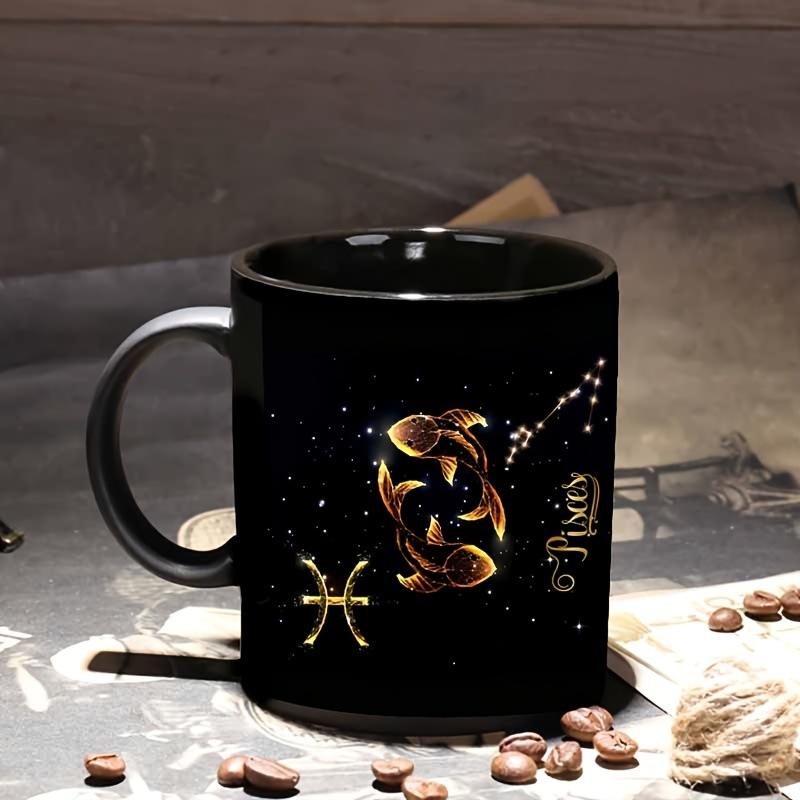 Foreign Trade New Products Creative Constellation Ceramic Coffee Mug Water Cup Gift from January To December