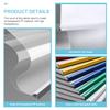 10 Pcs Folder Sliding Bar Clamps Binder Clips Tie Rod A4 Paper Files Plastic Folders Clear Report Cover Office Table