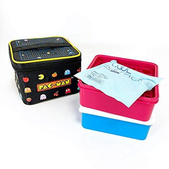 

Ланч-бокс бенто для улицы с охладителем, товары для ланча, сумка Pac-Man, чехол,