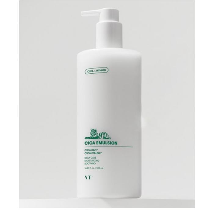 VT Cosmetic Cica Emulsion Large Size 500ml – Soothing & Moisturizing Care