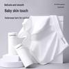 Langsha Men's White Pure Cotton Antibacterial Boxer Briefs