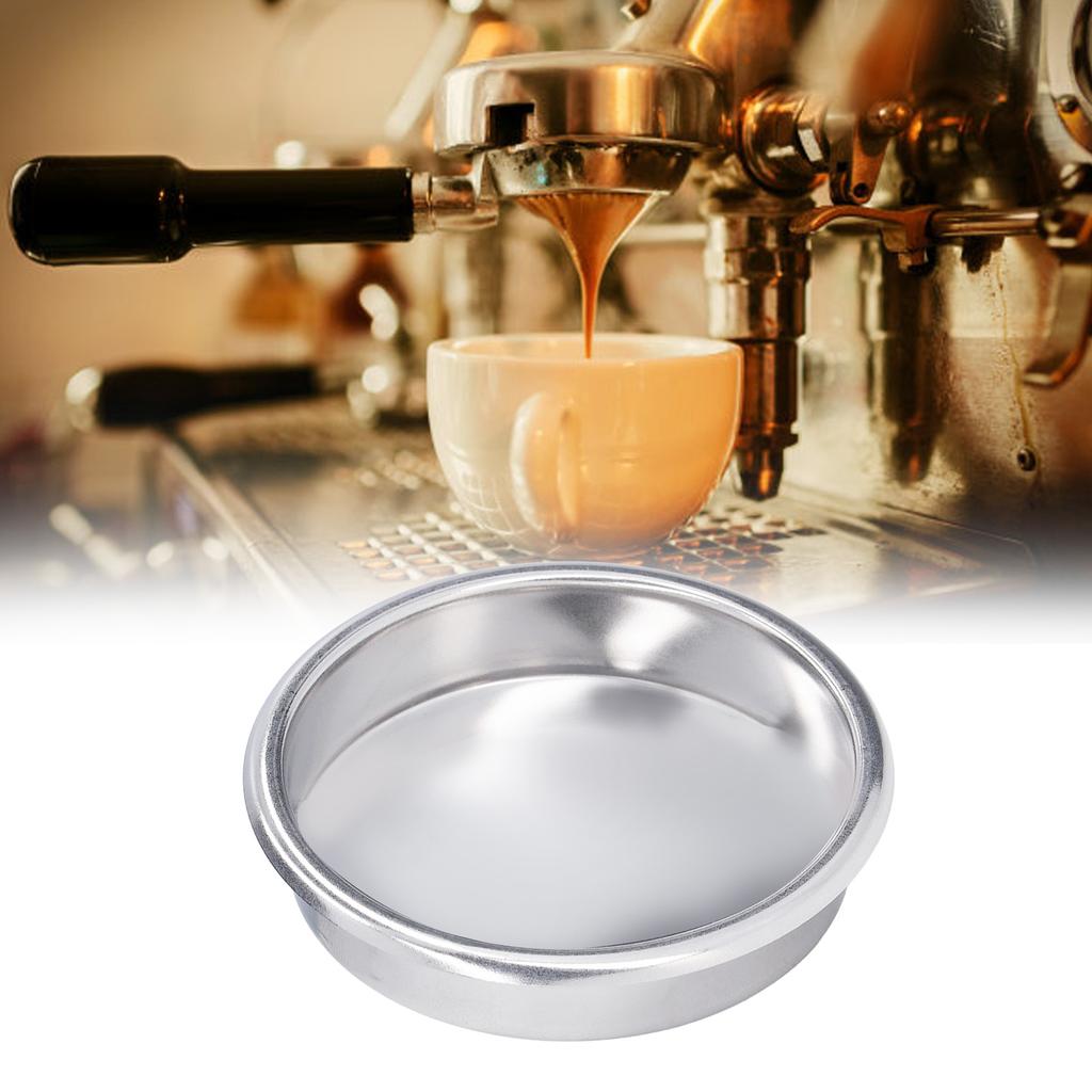 Filtre à insertion de rinçage arrière pour machine à café semi-automatique de 58 mm, disque de nettoyage arrière en acier inoxydable
