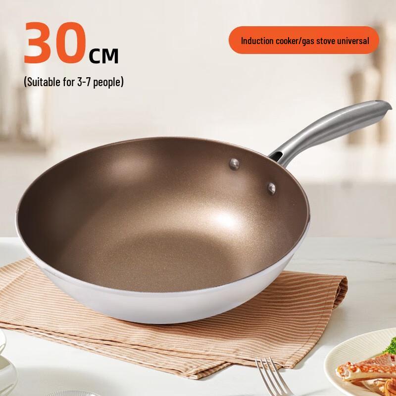 

ZISIZ Titanium Non-stick Wok
