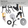 MY1018 24V 450W Electric Scooter Motor Controller DIY Scooter Drive Speed Control Conversion Kit for Electric Cycles Mini Motorcycles