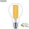 Ampoule LED Ultra Efficient Classe A - PHILIPS - 100W - E27 - Blanc froid 4000K - Transparente - Verre