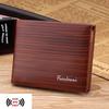 Fashion PU Leather Wallets Slim Business Male Pocket Credit Card Holder Purse Wallet