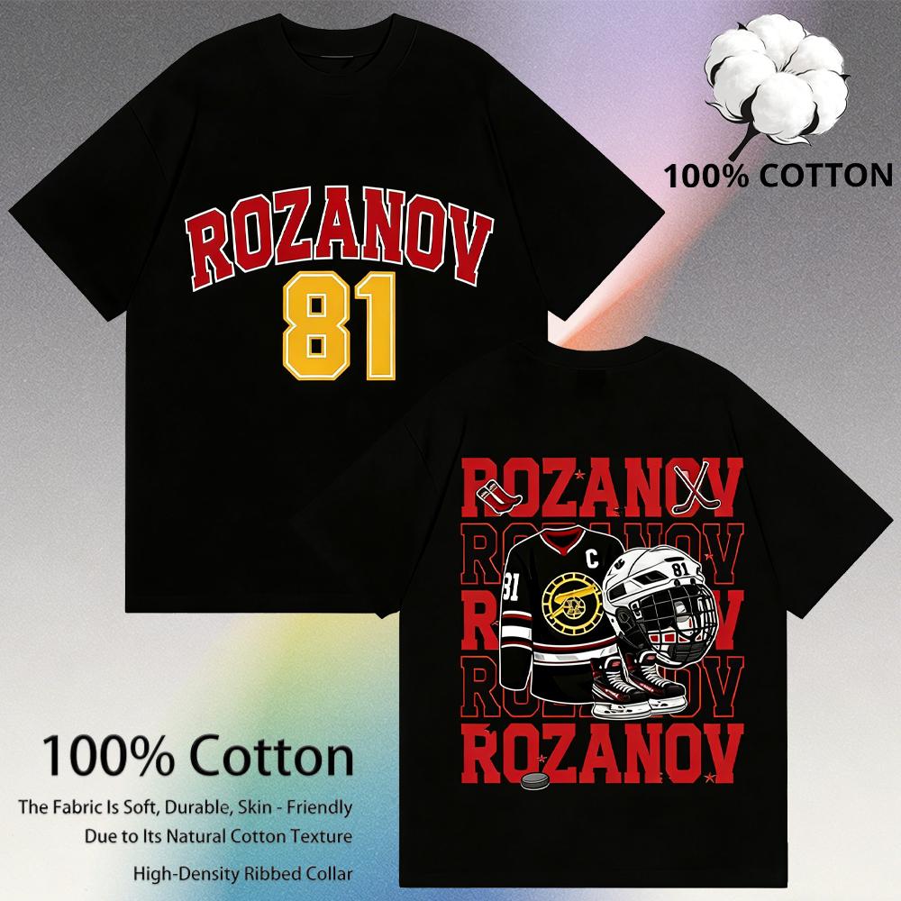 Adult Summer Shane Hollander Ice Hockey Sport Retro Style Printed TShirt Street Trendy Look 100 Cotton Suitable Both Men Women