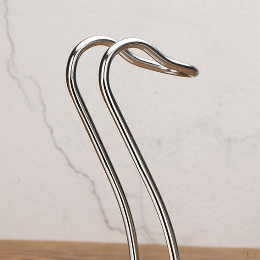 color ceramic Kitchen Ladle Spoon Rest Holder with Polished Stainless Steel Rack