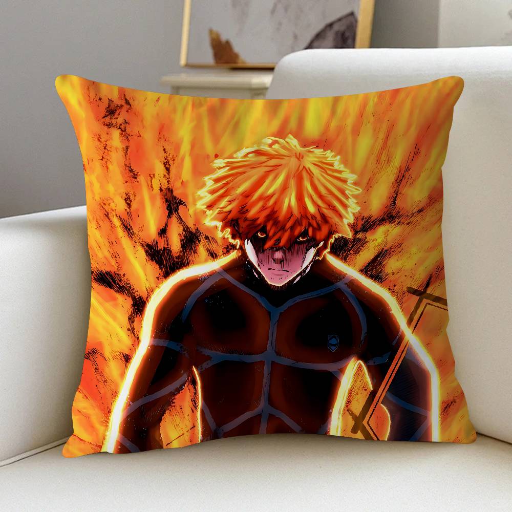 

Blue Lock Ренсуке К-кунигами Наволочка Подушка Чехол для диванной подушки Украшение для дома и комнаты Детский подарок 12x12Inch