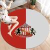 Sunderland A.F Round Area Rug,Carpet Rug for Living Room Bedroom Sofa Playroom Decor,Non-slip Floor Mat