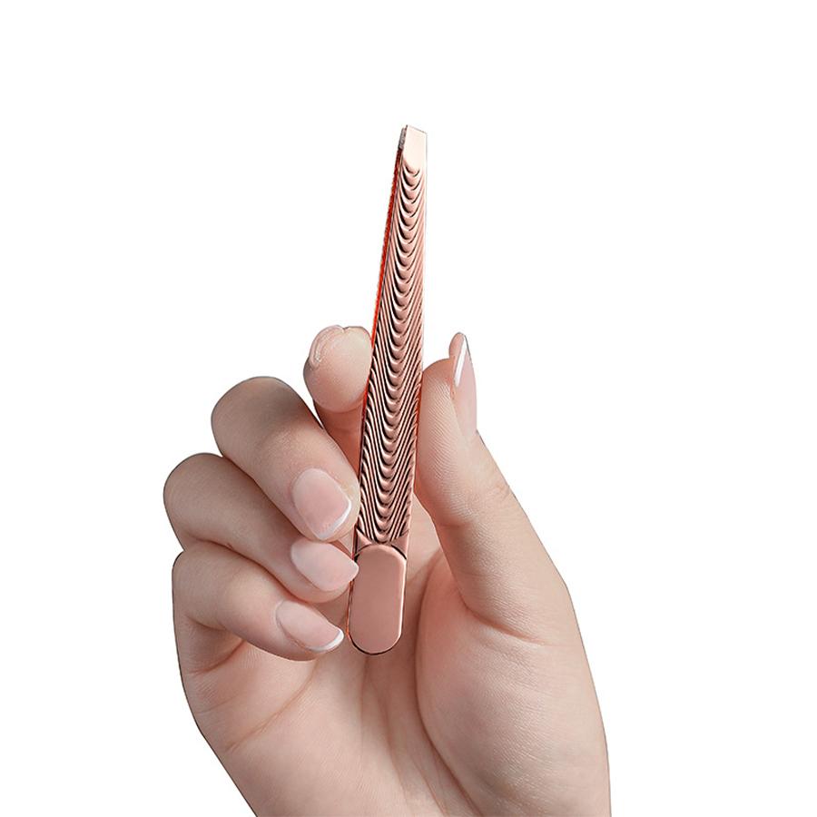 Eyebrow Tweezers Stainless Steel Precision Slant Tweezers Facial Hair Removal Beauty Tools Eyebrow Clips Hairs Puller Rainbow