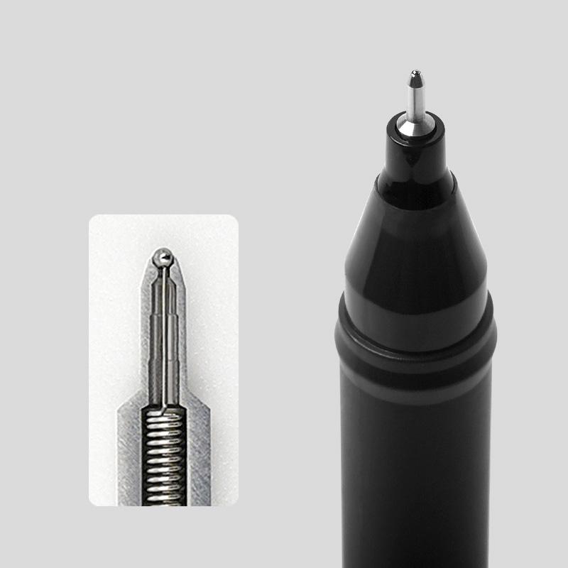KACO Neutral Pen Black 0.5MM Refills Gel Ink Pens 7pcs Caneta Set Smooth Writing MI Pen For Office Home School Stationery