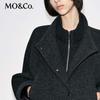 MO&Co. Women's Knit Patchwork Wool Coat
