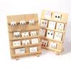 Wood Jewelry Earring Display Stand Storage Rack Display Holder Suitable for Home Office and Retail Store Presentation