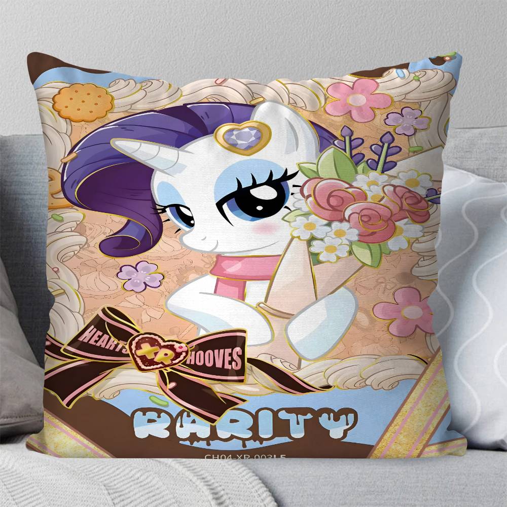 Anime My Little Pony   Pillow Case Square Pillow Bedroom Sofa Leisure Comfort Cushion Car Living Room Home Decoration