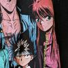 [USED] Excellent Fit! 90s Vintage Yu Yu Hakusho Anime T-shirt by Yoshihiro Togashi, Black, Size 2XL