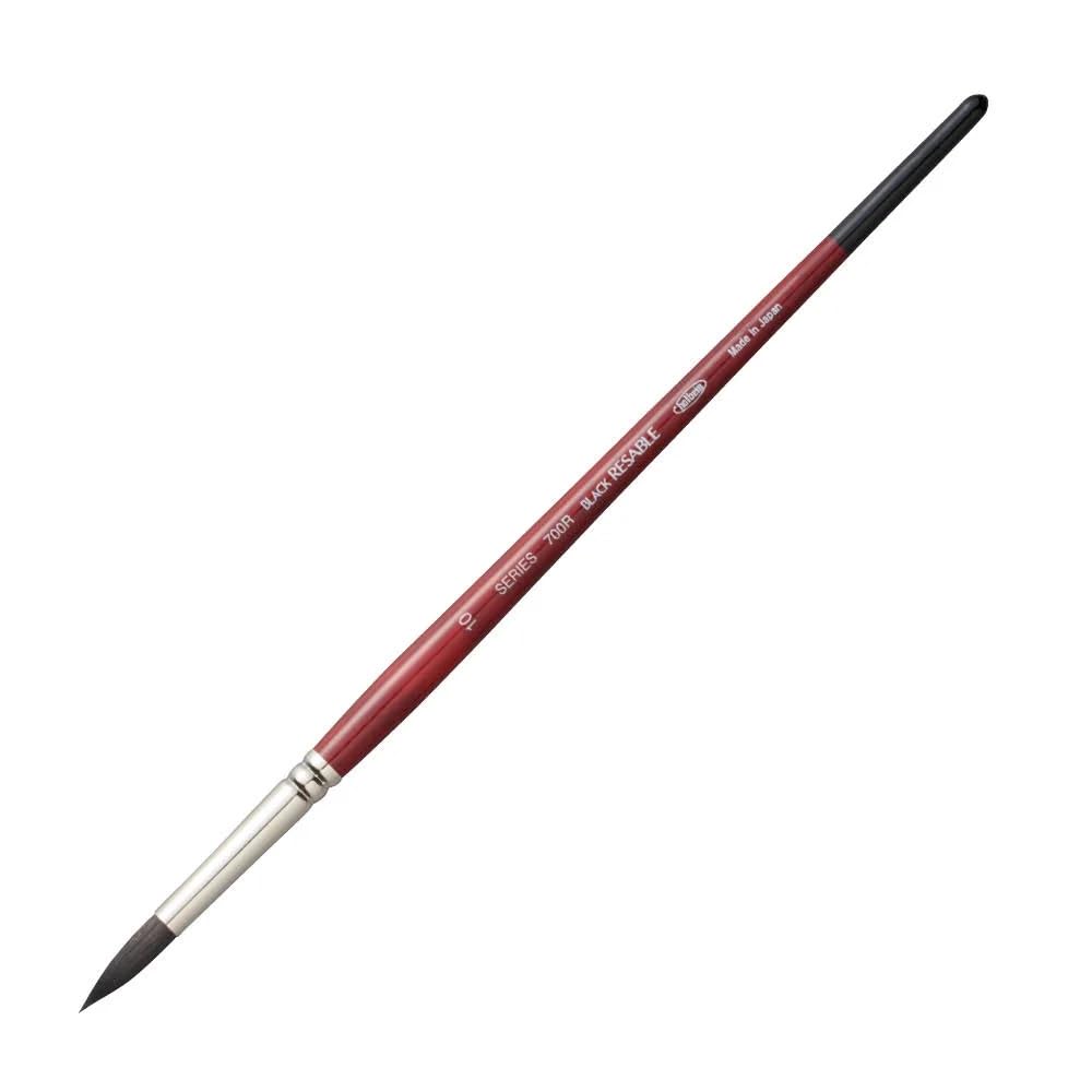 

Holbein Watercolor Brush Black Resable 700R Round 10 204136 No.