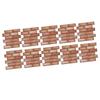 10Pcs 3D Brick Panels PVC Waterproof Easy to Clean Wall Decals Stickers for Home Decoration