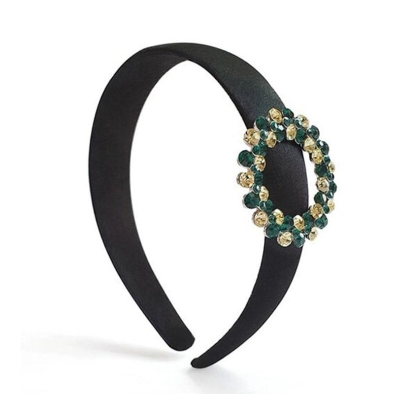 

РАКОХА БРИЛЛИАНТОВЫЙ ОФ КРИСТАЛЛ Повязка для волос Black&Gray