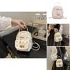 Rabbit Pattern Pu Crossbody Bag With Chain Strap For Daily Use And Fashion Accessory