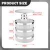 4Pcs Stackable Watch Cleaner Baskets Washing Storage Tray Container Repair Mesh Holder for