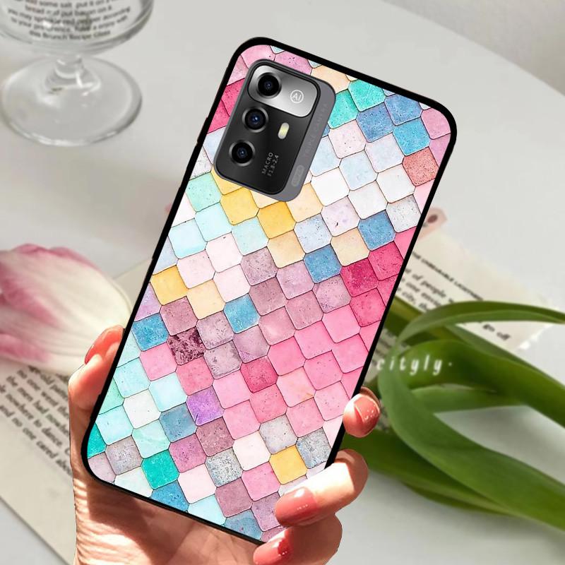 Für ZTE Blade A72 / A 72 5G / A52 Hülle Schwarzes Silikon Weiches TPU Funda Abdeckung für ZTE Blade A72 5G BladeA72 Bumper Schutzhülle Fundas