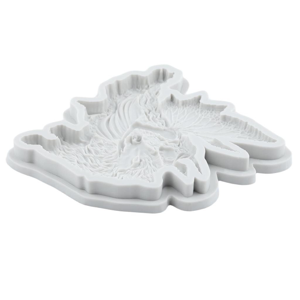 Elf Silicone Mold Wolf Fondant Molds Cake Decorating Tools Cupcake Topper Candy Resin Clay Chocolate Gumpaste Mold