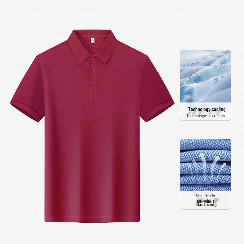 Tongye Unisex Short Sleeve Polo T-Shirt M
