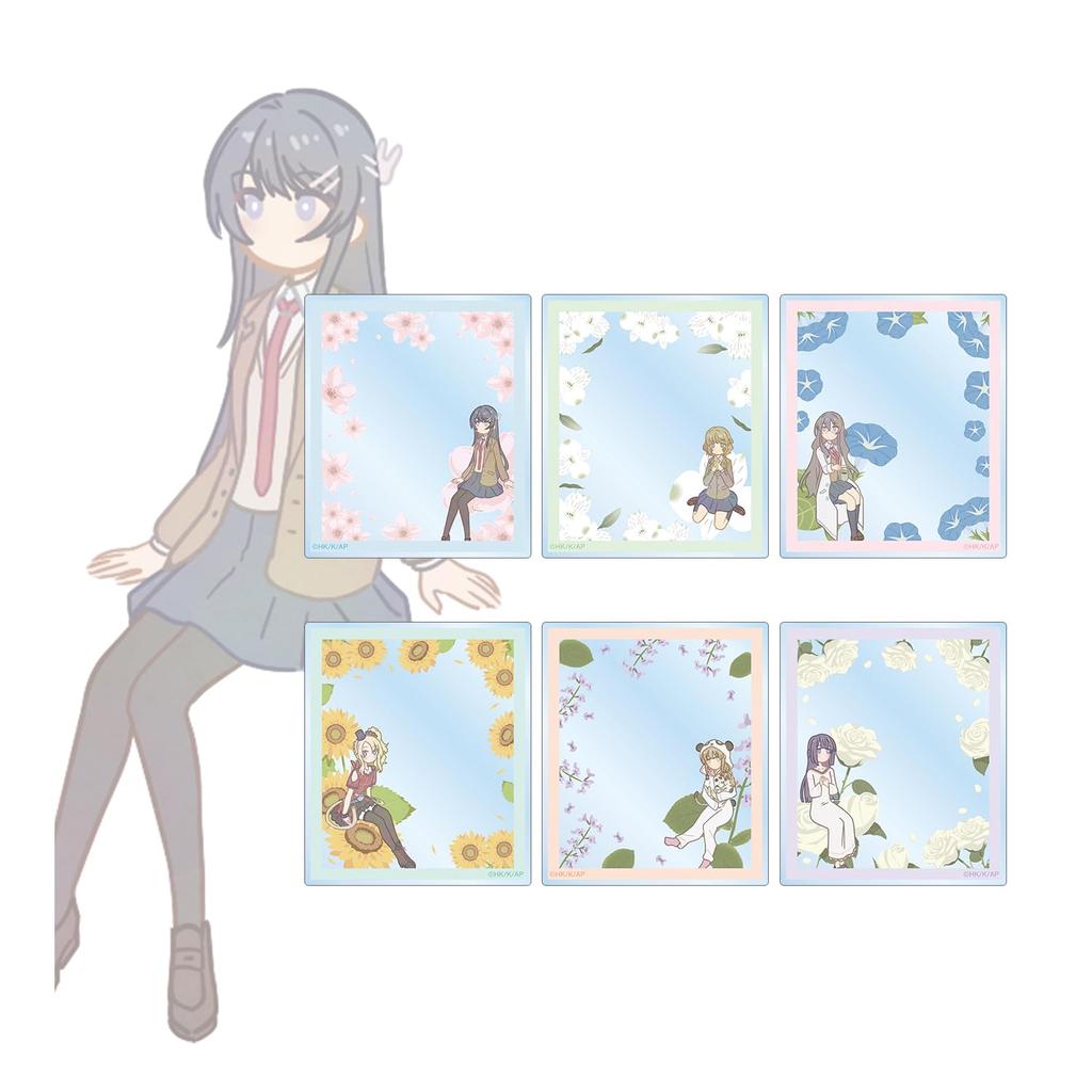 Does Not Dream of Bunny Girl Series Trading Botania Acrylic Cards Box of 6 "Rascal Senpai"