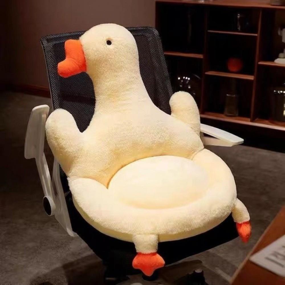 

Big White Goose Plush Cushion Thickened Seat Pad Comfortable Chair Cushion Desk Chair