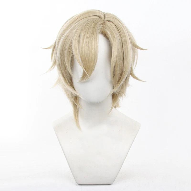 

Парик для косплея из авантюрина, длина 40 см, цвет хаки, игровой парик из авантюрина, термостойкие синтетические волосы, парики для ролевых игр + шапочка для парика One Size