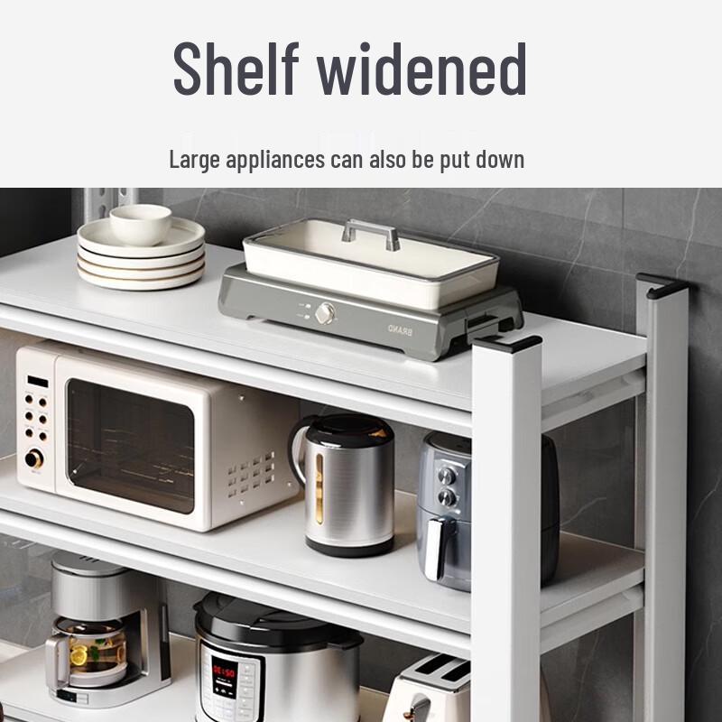 Bieying 5-Tier Carbon Steel Kitchen Storage Rack