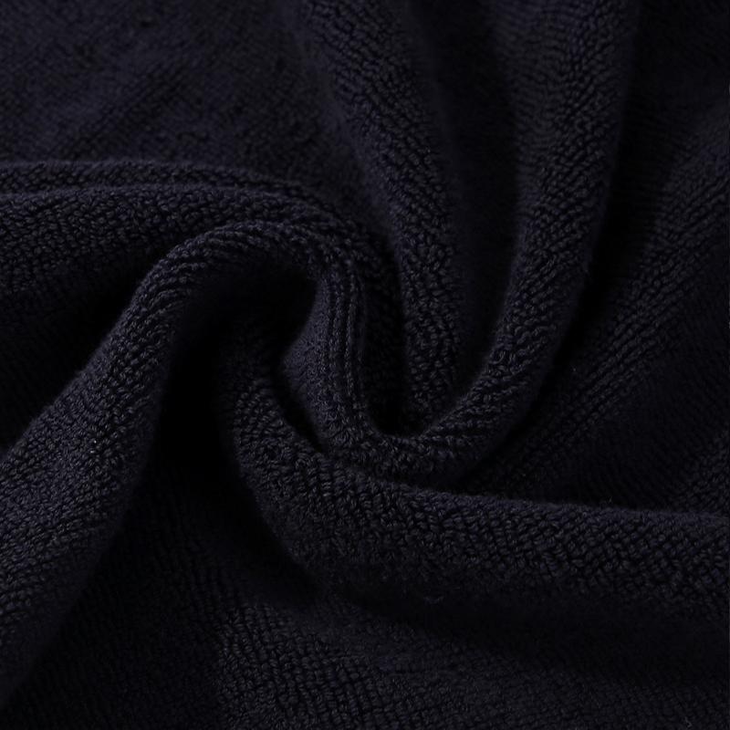Super Absorbent Pure Black Black Towel, Black Square , All Cotton Non Fading Small Square Scarves,Gym, Barber Shop, Makeup Table