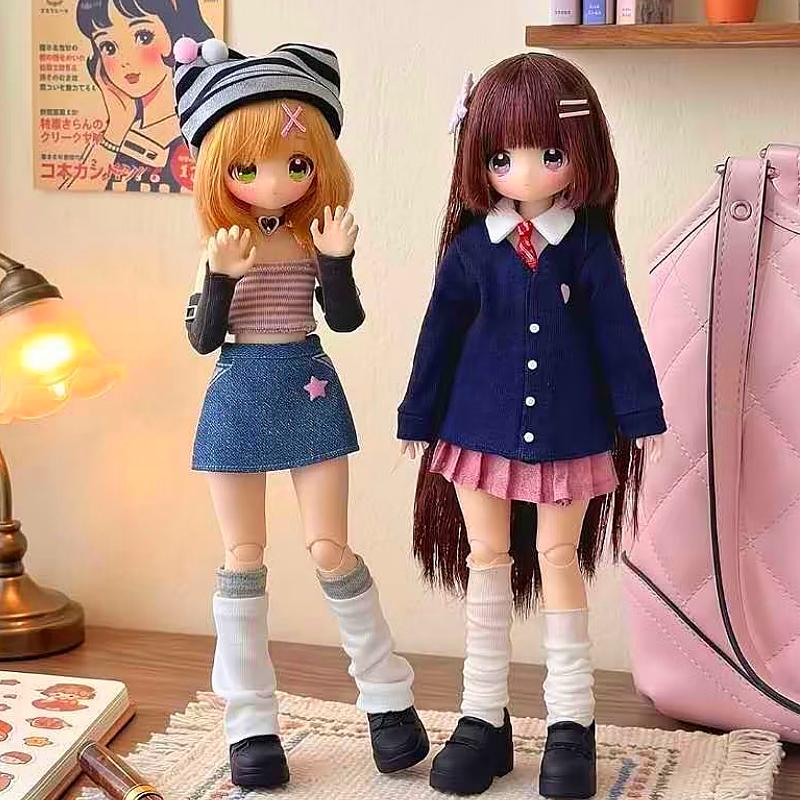 Miralab Bjd Blind Box Do Not Mess With My Bangs Series One Sixth Movable Joint Rubber Hair Transplantation School Style Doll