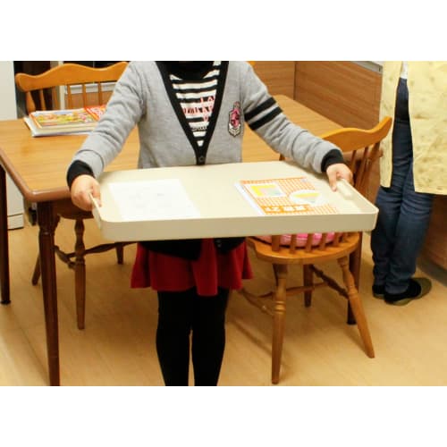 Choplakogyo Living Pallet Work Tray, Beige, 782658