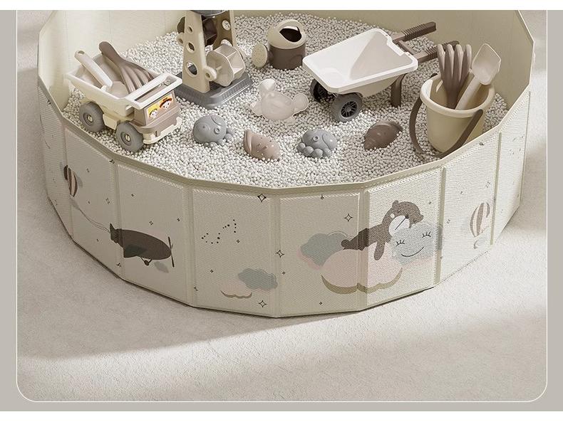 Children's Cassia Seed Sandbox Set - Indoor Play Sand, Shovel, & Digging Tools
