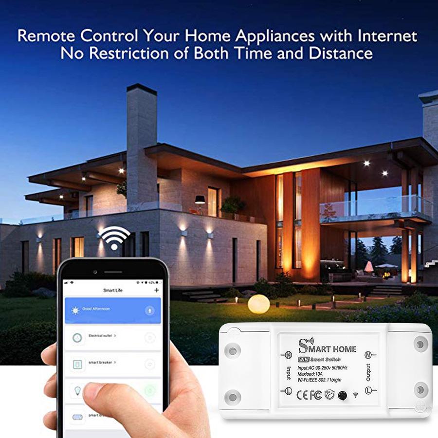 Graffiti TUYA Smart WiFi Disconnector Switch with Wireless Remote Timer Control