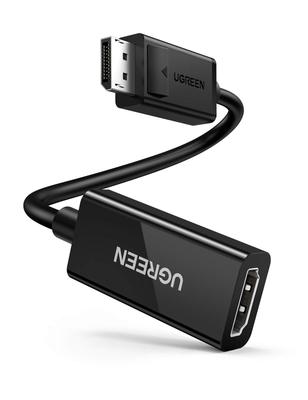 UGREEN DisplayPort To HDMI Adapter To DP To HDMI Converter DisplayPort To HDMI 4K 60Hz with for and PCs 25cm (Male Female) - Cable, Cable, Audio,