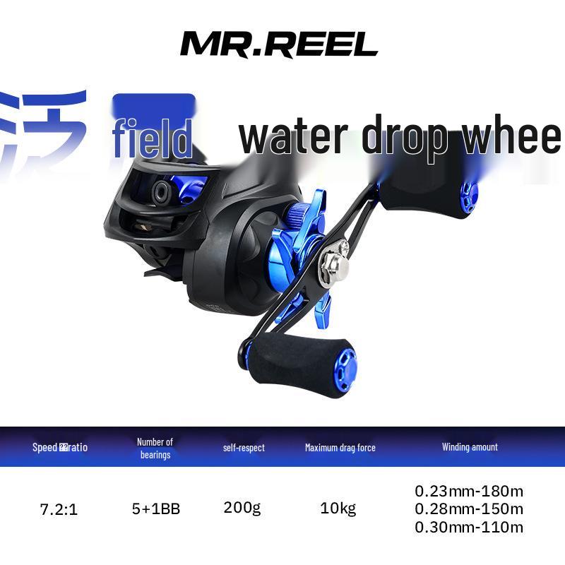 

All-Metal Baitcasting Reel with Anti-Backlash, Ultra-Long Cast, Shallow/Deep Line Cup, and Micro Lure Compatibility