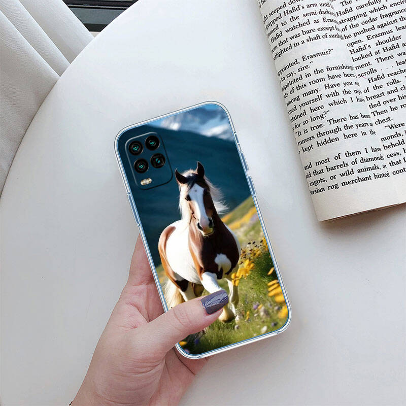 MH57 Fine Horse Phone Case for Motorola Edge 20 30 S30 40 50 Fusion Lite Plus Pro Neo Ultra One Power Action Macro Hyper Vision Zoom