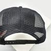 New Unisex Color Block 3D Printed Letter Baseball Hats Sunshade Hip Hop Breathable Personal Trucker Caps Mesh Versatile Fashion