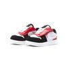 Nike Squash Type Low top Skateboard Shoes Black White Red Infant And Toddler CJ4121-101