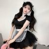 Erotic lingerie national style girl vintage cheongsam maid uniform dress pure desire sexy cos maid SM