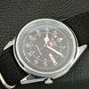 SEIKO 5 AUTOMATIC VINTAGE REFURBISHED JAPAN MENS BLACK DIAL WATCH a445839-1